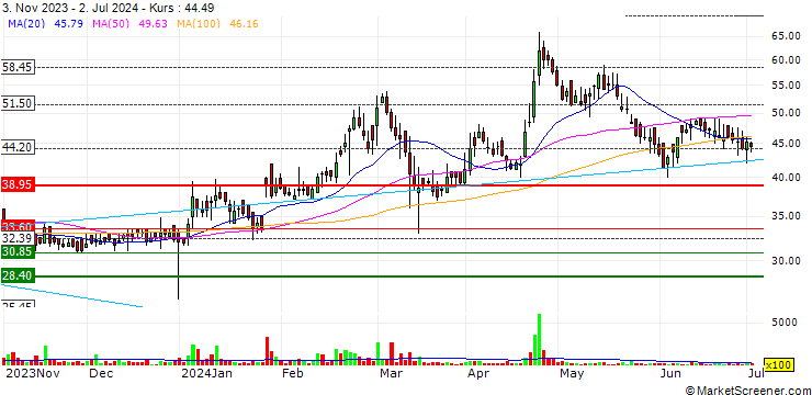 Chart Poojawestern Metaliks Limited