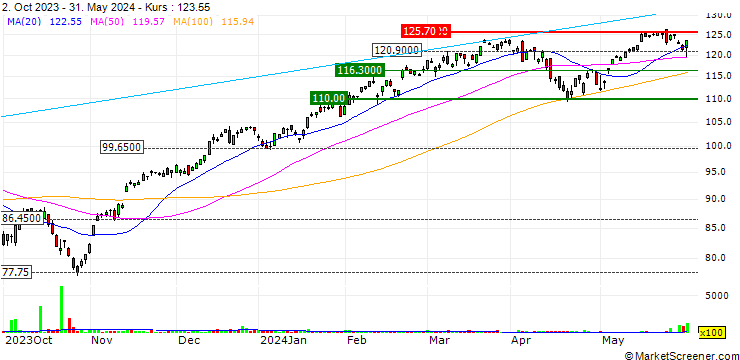 Chart Direxion Daily S&P 500 Bull 2X Shares ETF - USD
